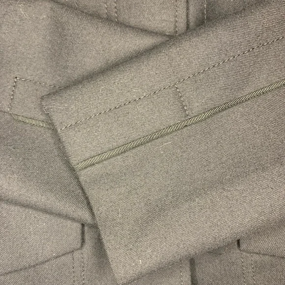 Banana Republic Black Women’s Wool Military Jacket Stretch NWOT Size 2! - Picture 4 of 10